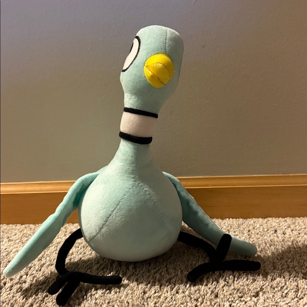 Blue Plush “Don’t Let The Pigeon Drive the Bus” Toy - Picture 3 of 3